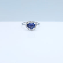Load image into Gallery viewer, Rose-cut Sapphire Ring