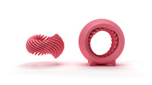 Load image into Gallery viewer, Pink Helix Ring
