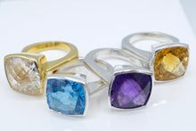 Load image into Gallery viewer, Gerry Summers White Topaz Colourbox Ring