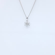 Load image into Gallery viewer, Diamond Snowflake Necklace