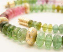 Load image into Gallery viewer, Gerry Summers Tourmaline and Diamond Necklace