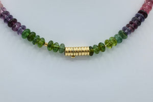 Gerry Summers Tourmaline and Diamond Necklace