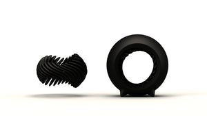Black Helix Ring