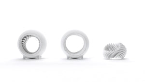White Helix Ring