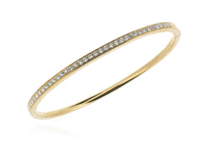 Rose Gold and Diamond Bangle