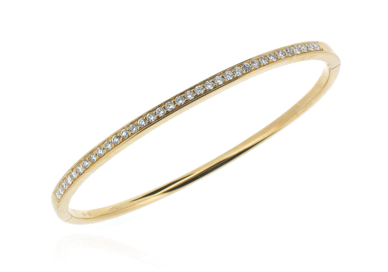 Rose Gold and Diamond Bangle